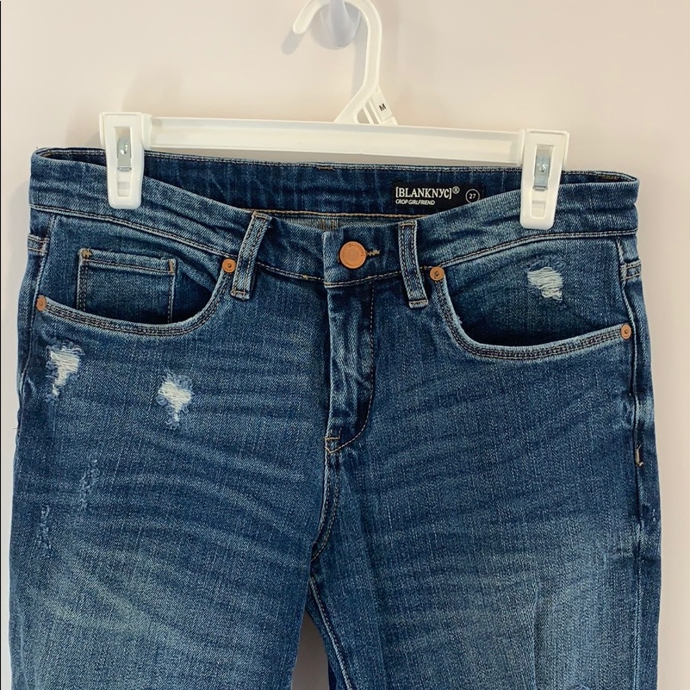COPY - SOUTH MOON UNDER Cropped Girlfriend Jeans - Picture 7 of 15